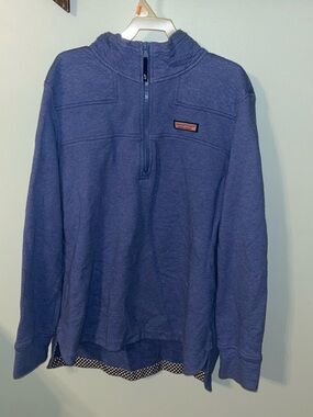 Vineyard Vines Blue Quarter-Zip Pullover Hoodie